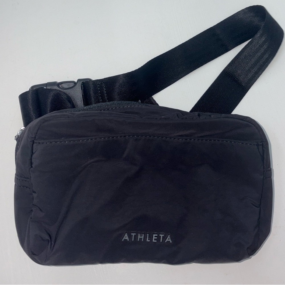 Athleta All About Crossbody Belt Bag Black - Picture 3 of 13